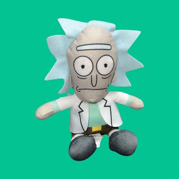 The Toy Factory Rick and Morty" Rick Plush Stuffed Doll 5" - Picture 1 of 3